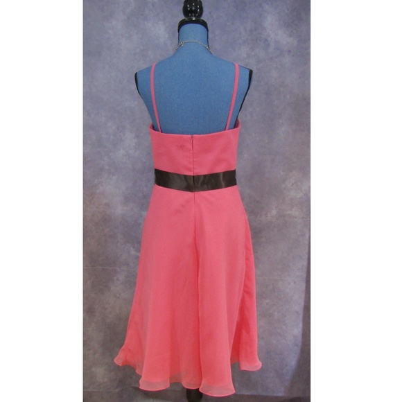 NEW DaVinci Bubblegum Chocolate Pink Brown Dress - Picture 4 of 6